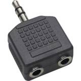 👉 Zwart BKL Electronic 1102014 Jackplug Audio Y-adapter [1x male 3.5 mm - 2x female mm] 4011376712394