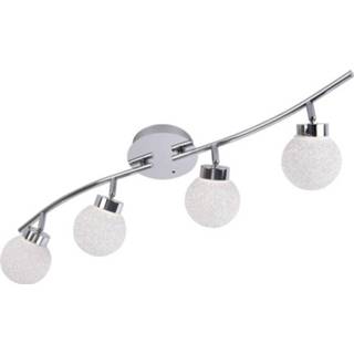 👉 Chroom LeuchtenDirekt MIKO 14551-17 LED-plafondlamp LED 4043689946142