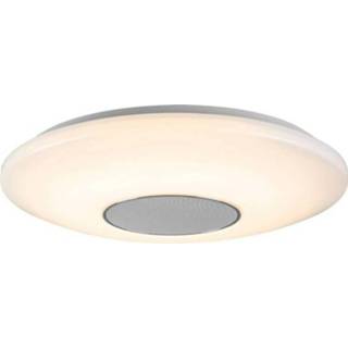 👉 Luidspreker wit grijs WOFI APOLLON 9932.01.06.9400 LED-plafondlamp met 24 W Warm-wit Wit, 4003474375489