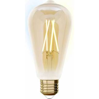 👉 Energielabel Lutec LED A+ (A++ - E) E27 Bol 9 W = 60 Warmwit tot neutraalwit (Ã x l) 125 mm 175 Dimbaar, Filament / Retro-LED 1 stuk(s) 5420060429392