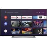 👉 Energielabel zwart zilver Toshiba 43UA3A63DG LED-TV 108 cm 43 inch A+ (A+++ - D) DVB-T2, DVB-C, DVB-S, UHD, Smart TV, WiFi, CI+* Zwart,