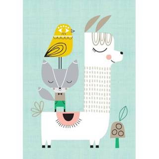 Poster Petit Monkey Lama & Friends 29.7 x 42 cm 8719244222315