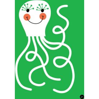 👉 Poster Petit Monkey octopus 50 x 70 cm