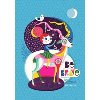👉 Poster Petit Monkey Be Brave 29.7 x 42 cm