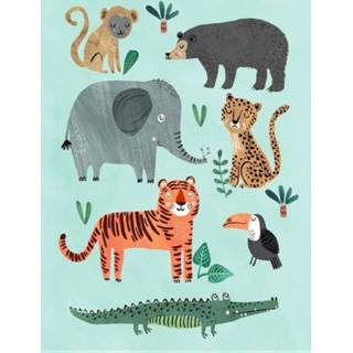 👉 Ansichtkaart Petit Monkey Wild animals 8719244222049