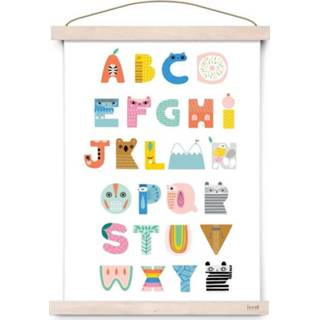 👉 Alfabetposter Petit Monkey alfabet poster Suzy's ABC 29,7 x 42 cm 8719244222827