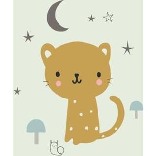 👉 Ansichtkaart Petit Monkey leopard mint 8719244223640