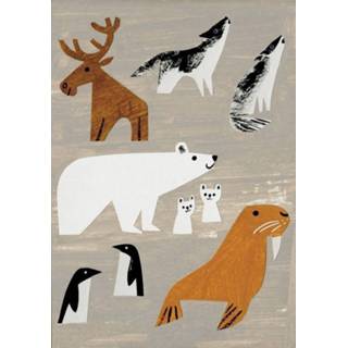 👉 Poster Human Empire winter animals 50 x 70 cm