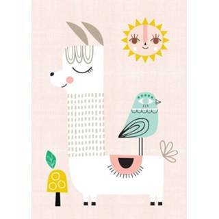 👉 Poster Petit Monkey Sunshine Lama 29.7 x 42 cm 8719244222308