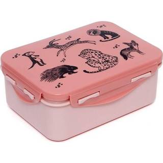 Lunchbox zwart Petit Monkey Black animals 8719244224593