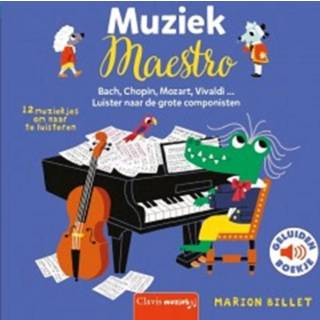 👉 Geluidenboekje Muziek maestro - geluidenboek 1 jr+ 9789044837285