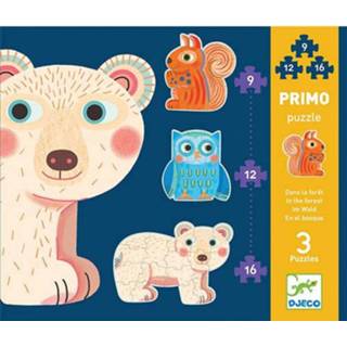 👉 Puzzel DJECO primo puzzels In the forest 2.5 jr+ 3070900071438