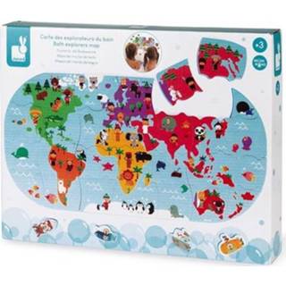 👉 Wereldkaart JANOD badpuzzel 3jr+ 3700217347192