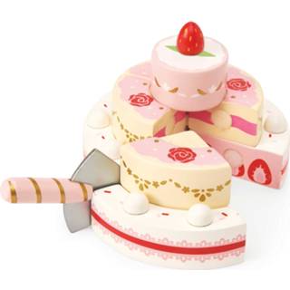 👉 Le Toy Van aardbeien bruidstaart 2 jr 5060023413299