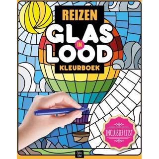 Kleurboek glas nederlands in lood Reizen 8712048321932