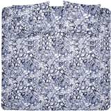 👉 Dekbedovertrek digo katoen Wit#Blauw Cinderella Castle garden - indigo 200x200/220 cm Leen Bakker 8719002166615