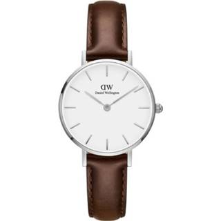 👉 Horloge wit zilver active Daniel Wellington DW00100239 Classic Petite 28 mm Bristol White silver 7350068246937