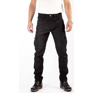 👉 Motorjeans zwart Schoeller-Dynatec mannen zomer broeken active Rokker black jack slim 7630039452421