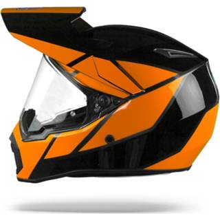 👉 Active graphic Dubbel-D adventurehelm binnenvoering pinlock inbegrepen glans oranje glasvezel AX9 zwart Agv trail gunmetal 8051019160324