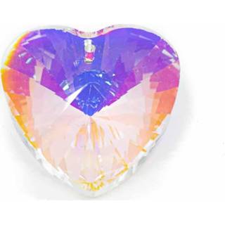 👉 Parelmoer glas Regenboogkristal Hartvorm (40 mm) 7448141070040