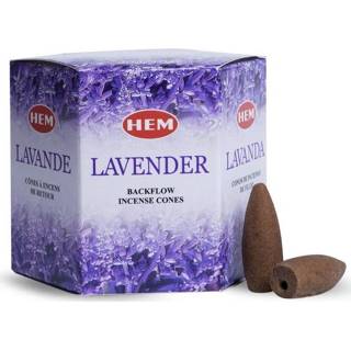 👉 Wierook lavendel HEM Backflow Kegels (12 kegels) 7448129752708