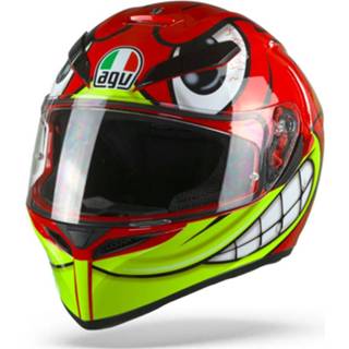 👉 Integraalhelm rood glans active snelsluiting tegraalhelm fluorgeel binnenvoering polycarbonaat pinlock inbegrepen graphic Agv k3 sv max vision birdy 8051019181916