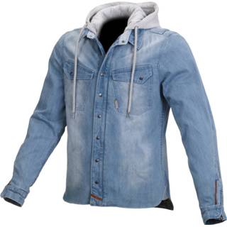 👉 Blauw grijs denim mannen zomer jassen ellebogen active westcoast Macna lichtblauw motorjas 8718913046153