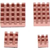 Radiator 4pcs/set Metal Copper Heatsink Passive Cooling Pad for Raspberry Pi 4B