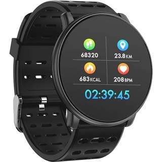 👉 Watch zwart grijs active mannen Q88 Smart IP68 Waterdicht Heren Sport Smartwatch Android Bluetooth Horloge Ondersteuning Hartslag / Oproepherinnering Stappenteller Slaapmonitoring Tracker (Zwart Grijs)