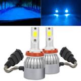 👉 Active 2 STUKS H8 / H9 H11 18W 1800 LM 8000K IP68 Casnbus Constante stroom auto LED-koplamp met COB-lampen, DC 9-36V (ijsblauw licht)