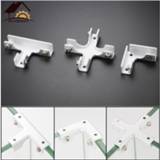 👉 Showcase Myhomera 2Pcs Glass Clamps Shelves Holder 2-4 Ways For 6mm 10mm 12mm Thick Clips Corner Bracket Clamp Aluminum