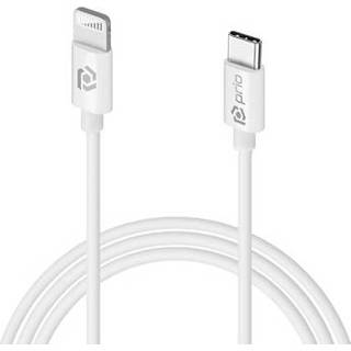 👉 Lightning kabel wit Prio Charge&Sync MFI USB-C / - 1m 4251488657149