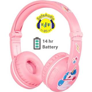 👉 Hoofdtelefoon roze nederlands Buddyphones: Play Over-ear BT - 786471749227