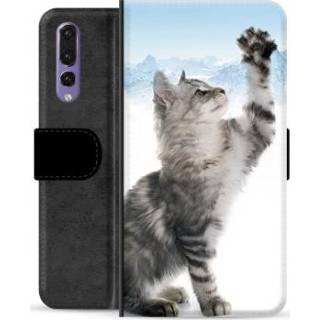 👉 Portemonnee Huawei P20 Pro Premium Hoesje - Kat