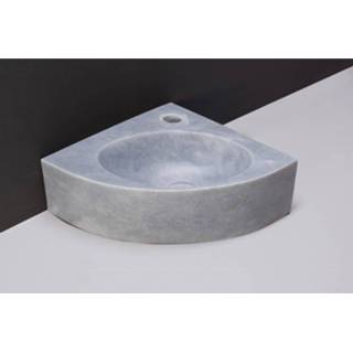 👉 Fontein marmer licht grijs Forzalaqua Turino Cloudy Gezoet 30x30x10 cm 8719304291480