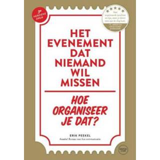 👉 Het Evenement Dat Niemand Wil Missen - Erik Peekel 9789082331240