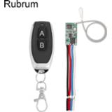 👉 Afstandsbediening Rubrum 433mhz DC 3.6V 6V 12V 24V 1CH Mini Relay Wireless RF Remote Control Switch LED Lamp Controller Micro Receiver Transmitter