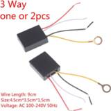 👉 Switch One Or 2pcs AC 100-240V 3 Way Touch Sensor Desk Light Parts Control Dimmer For Bulbs Lamp