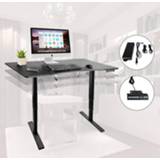 👉 3-Stage Standing Up Desk Electric Stand Frame/Dual Synchronous Motor ergonomic with Memory Control
