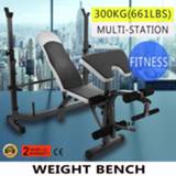 👉 Multistation Weight Lifting Bench Adjustable 300kg / 400kg Capacity Multi-station with Leg Extensions Incline Flat Decline Sit