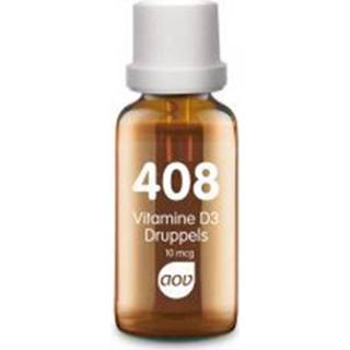 Vitamine AOV 408 D3 druppels 10mcg (AOV) | 25ml 8715687604084