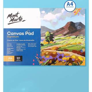 👉 Olieverf medium acryl canvas active 10 vel / pack papier boek schilderij (a4)