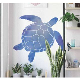 👉 Dierensticker nederlands Moderne en kleurrijke schildpad dieren sticker