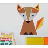 👉 Dierensticker nederlands Wilde dieren stickers Origami vos