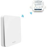 👉 Switch Wireless Remote Control light kinetic Self Powered RF 433 push button wall panel No Cables Needed Easy Installation