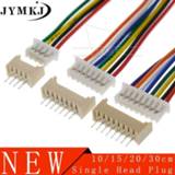 👉 F-connector 10 Sets JST 1.25 Male & Female PCB Connector JST1.25 2/3/4/5/6/7/8/9/10 Pin Single Head Plug With Electronic Wire Connectors