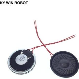 👉 Luidspreker 2pcs/lot New Ultra-thin speaker 8 ohms 1 watt 1W 8R Diameter 30MM 3CM thickness 5MM with wire length 6CM