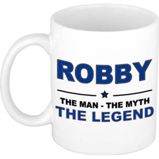 👉 Koffiemok mannen Namen / theebeker Quint The man, myth legend 300 ml