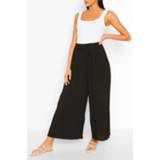 👉 Pleated Longline Woven Pants, Black