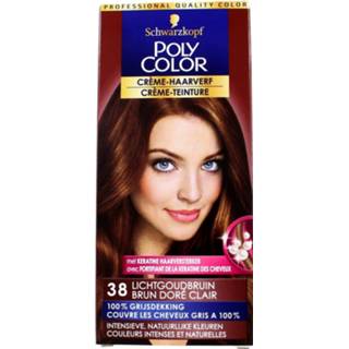 👉 Haarkleuring goudbruin active Poly Color Haarverf 38 Licht 4015000211383